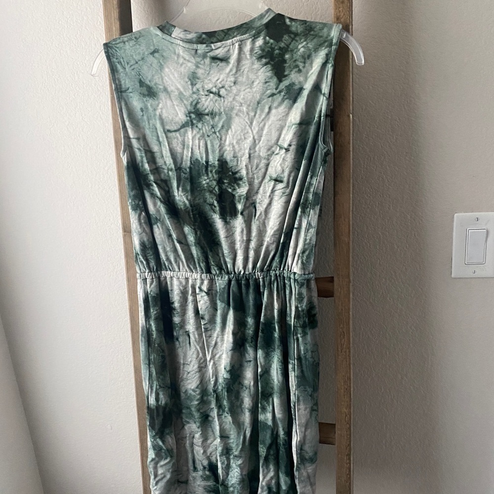 NWOT - Cynthia Rowley tie dye green size XS dress - Picture 2 of 5